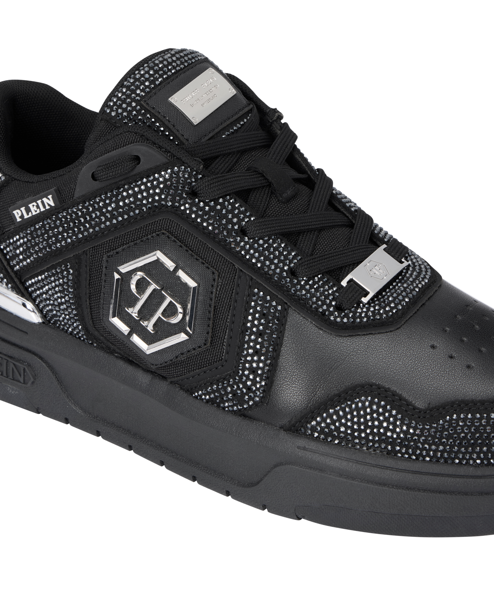 Czarne sneakersy z kryształkami SK8R Strass - Image #6