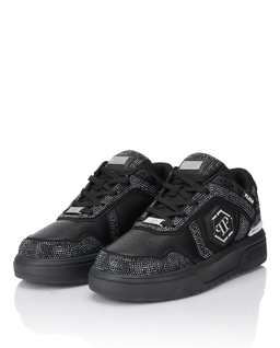 Czarne sneakersy z kryształkami SK8R Strass - Image #2