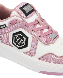 Różowe sneakersy z kryształkami SK8R Strass - Image #6