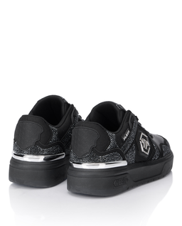 Czarne sneakersy z kryształkami SK8R Strass - Image #3