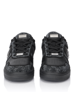 Czarne sneakersy z kryształkami SK8R Strass - Image #4