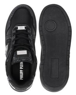 Czarne sneakersy z kryształkami SK8R Strass - Image #5