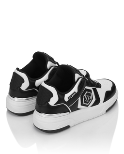 Biało-czarne sneakersy SK8R - Image #4