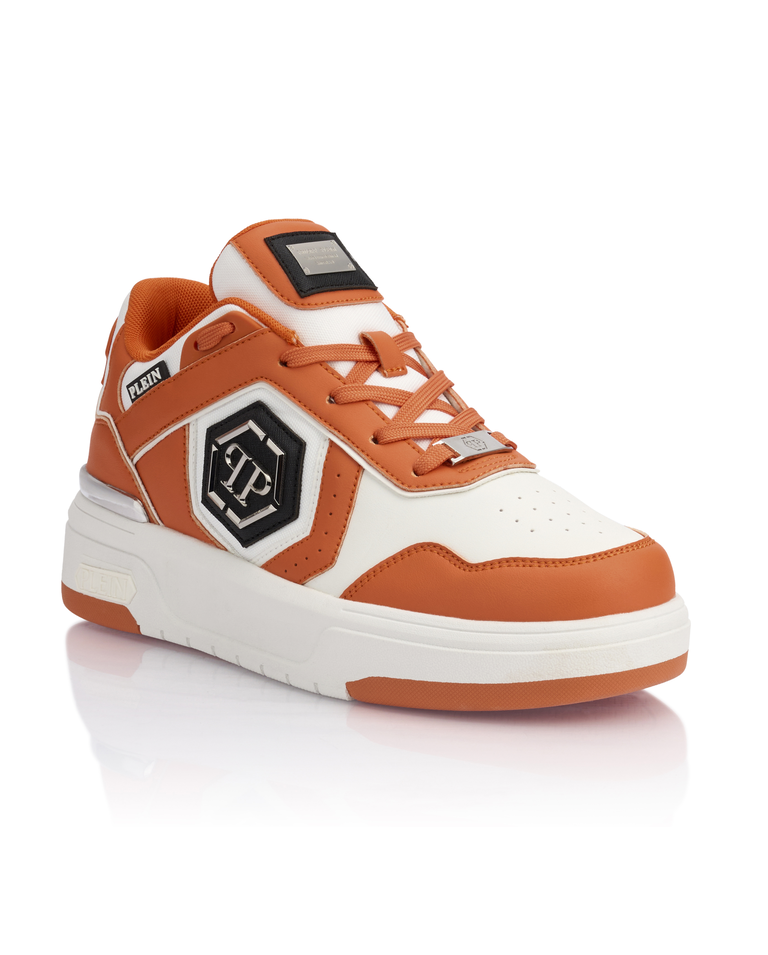 Pomarańczowe sneakersy SK8R