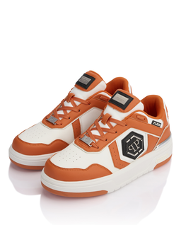 Pomarańczowe sneakersy SK8R - Image #2