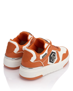 Pomarańczowe sneakersy SK8R - Image #3