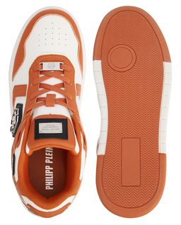 Pomarańczowe sneakersy SK8R - Image #5