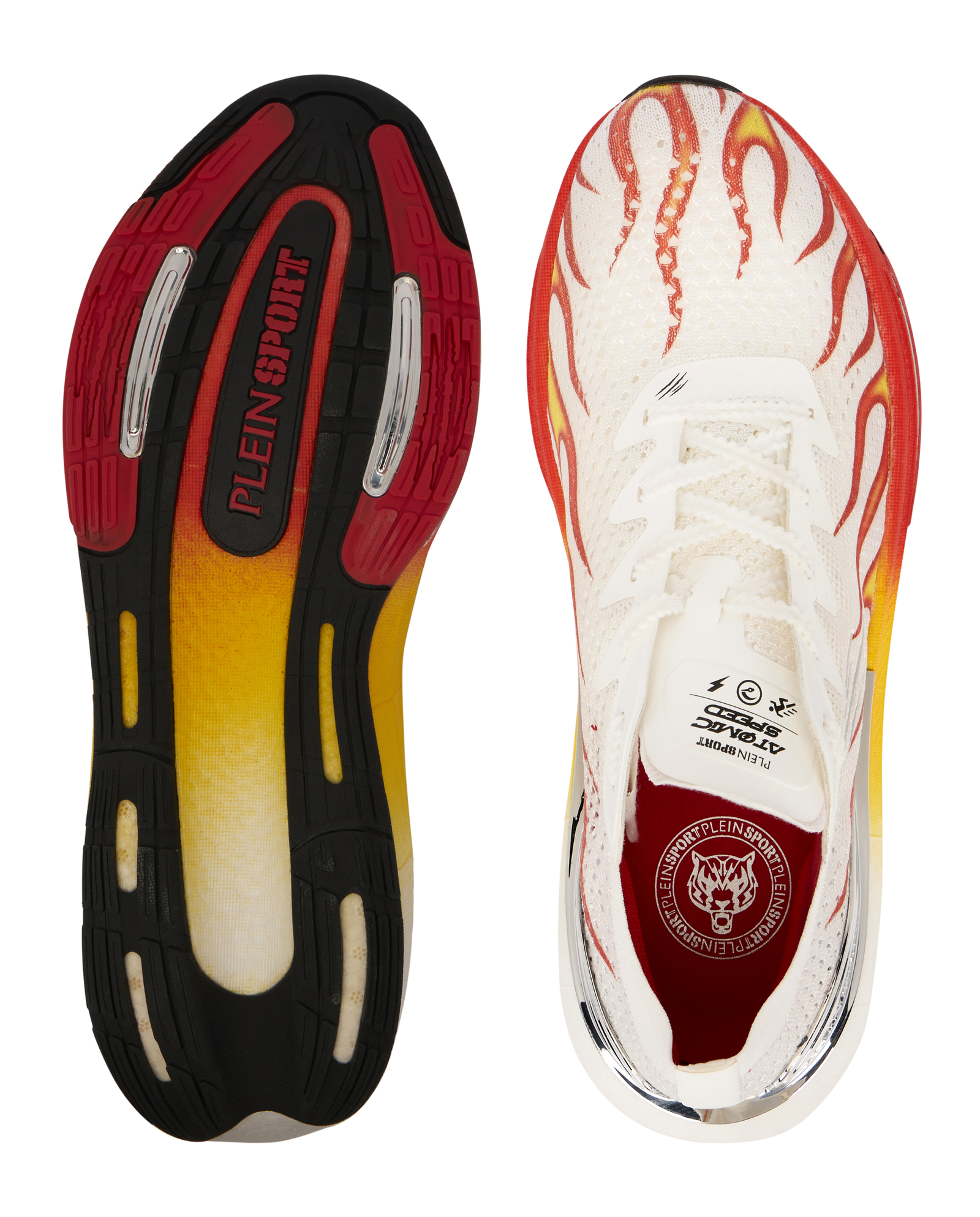Białe sneakersy Atomic Speed Flame - Image #2