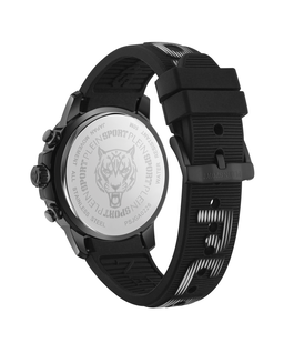 Czarny zegarek z białymi detalami Chronorace - Image #2
