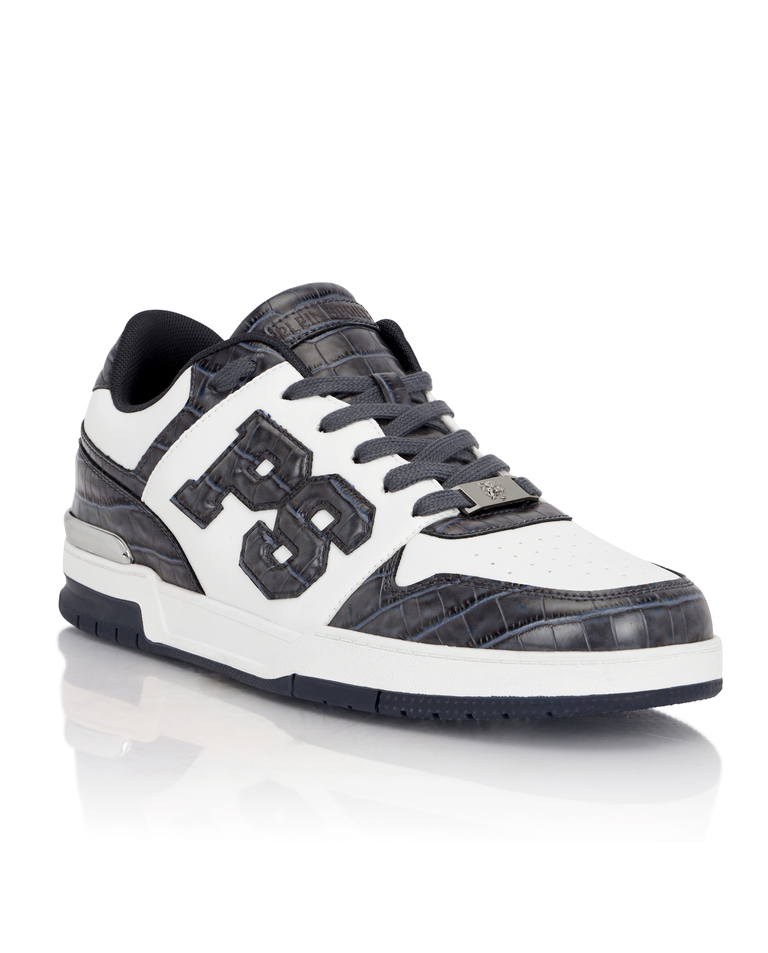 Biało-granatowe sneakersy PS Cocco