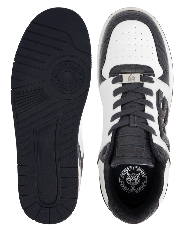 Biało-granatowe sneakersy PS Cocco - Image #2