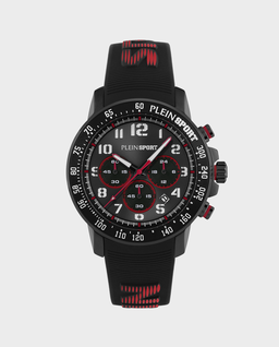 Czarny zegarek z czerwonymi detalami Chronorace - Image #0