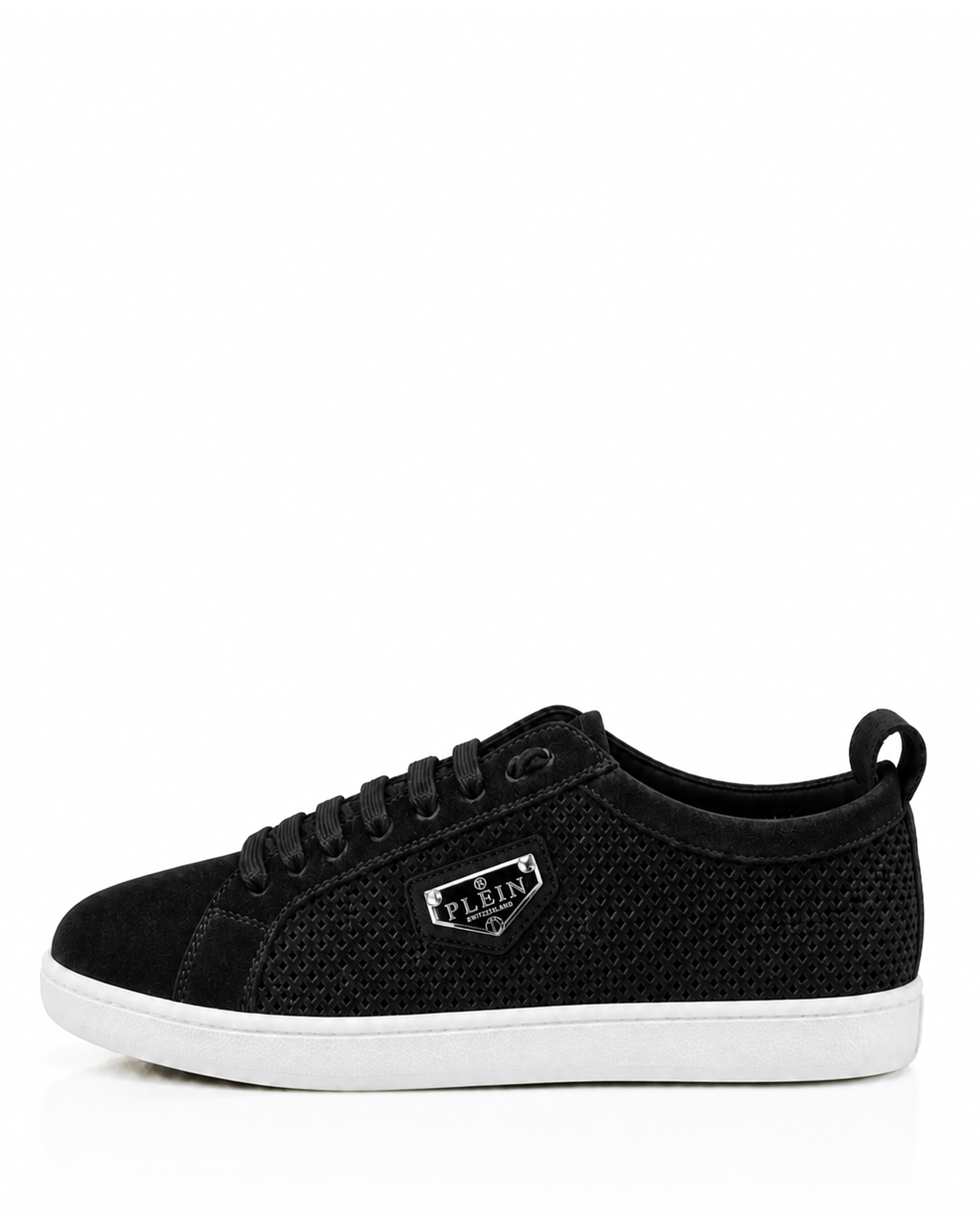 Czarne sneakersy z zamszowymi detalami - Image #5