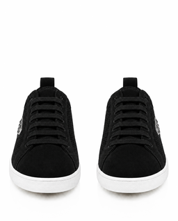 Czarne sneakersy z zamszowymi detalami - Image #4