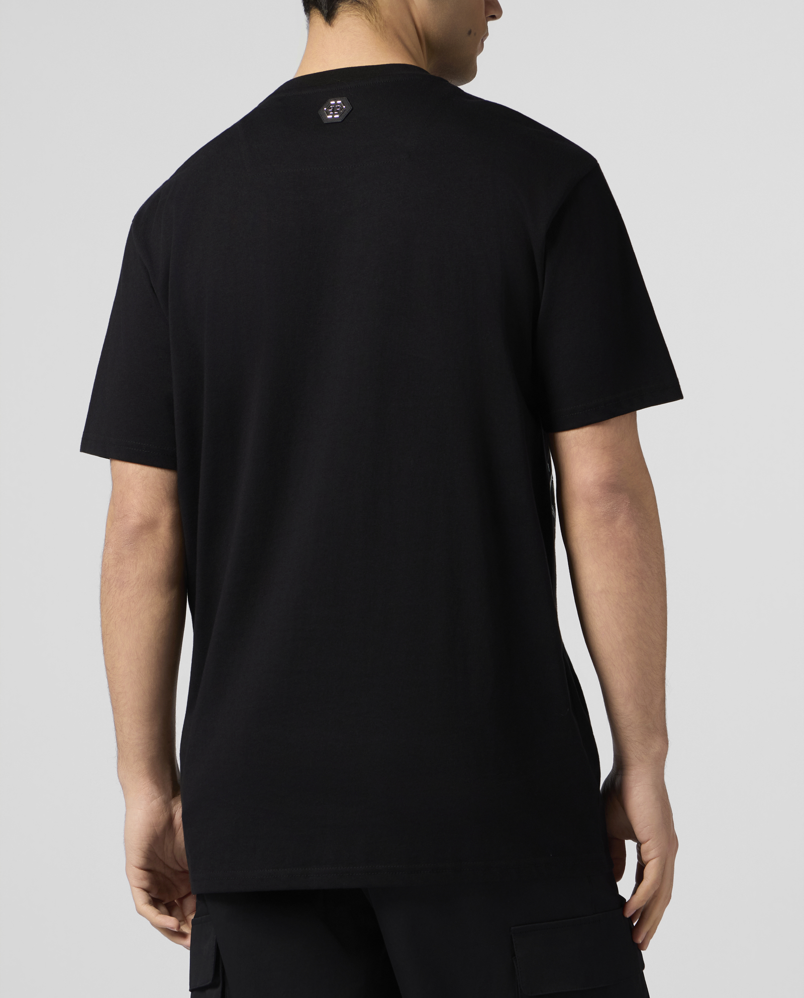 Czarny t-shirt z printem Wind Rose - Image #2