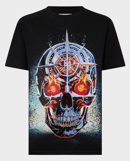 Czarny t-shirt Chrome Skull Stones - Image #0