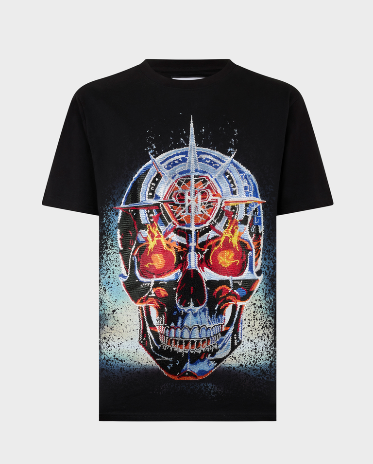 Czarny t-shirt Chrome Skull Stones