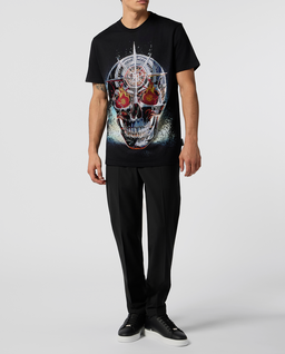Czarny t-shirt Chrome Skull Stones - Image #3