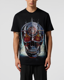 Czarny t-shirt Chrome Skull Stones - Image #1