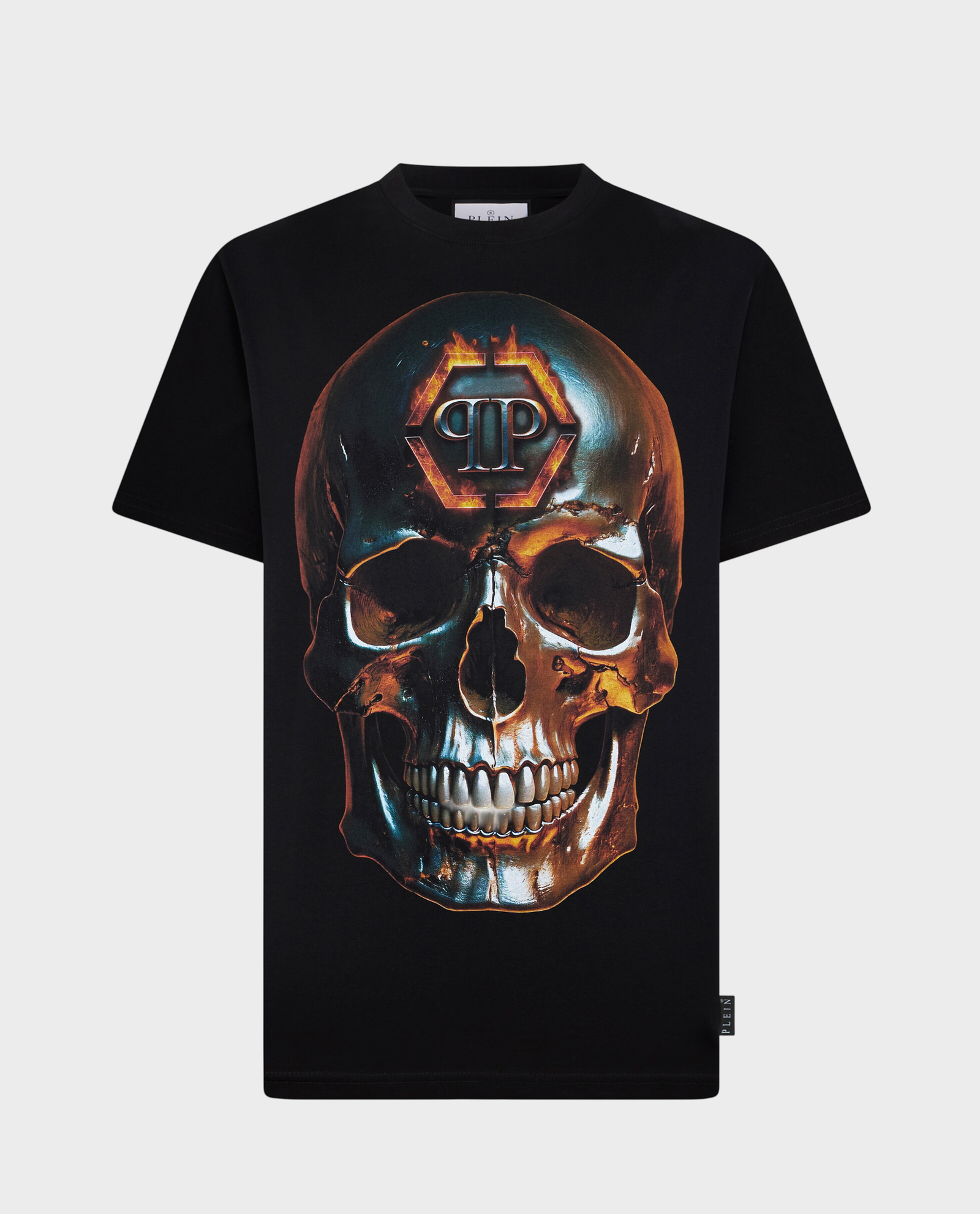 Czarny t-shirt Lava Skull - Image #0
