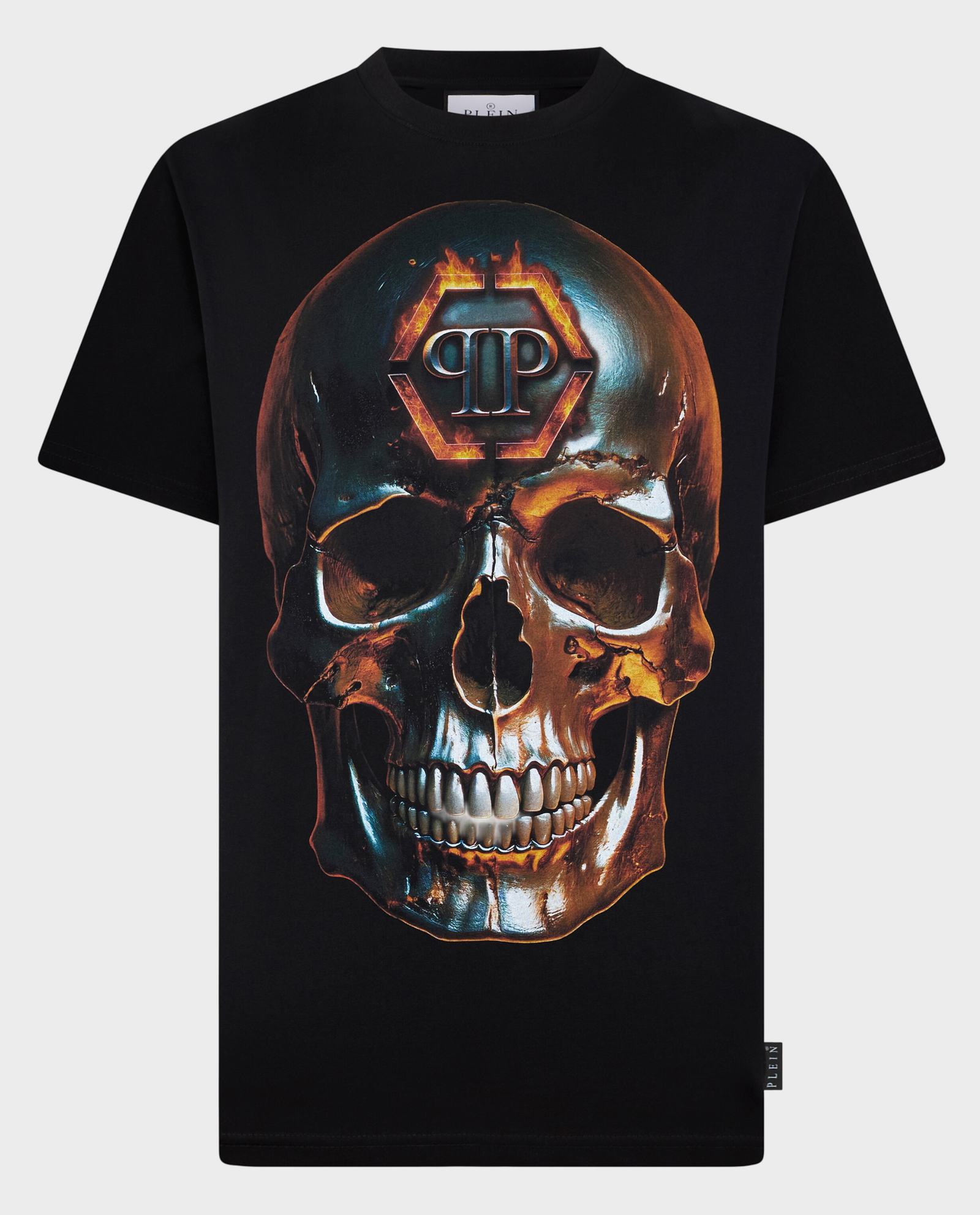 Czarny t-shirt Lava Skull - Image #0