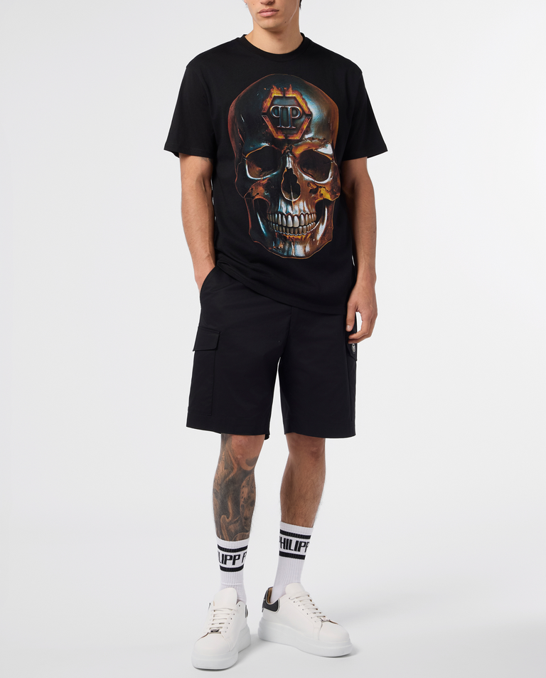 Czarny t-shirt Lava Skull - Image #3