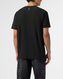 Czarny t-shirt z logo Hexagon - Image #2