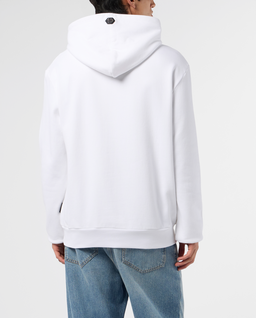 Biała bluza Washed Plein Eagle - Image #2
