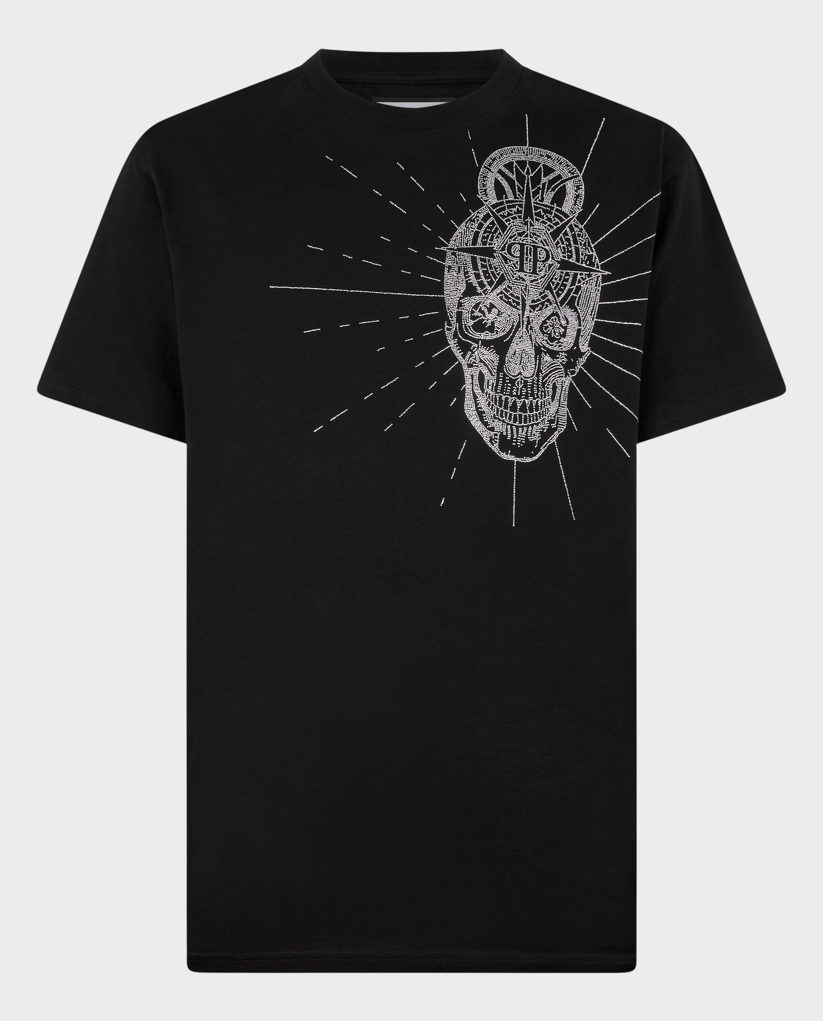 Czarny t-shirt Skull Stones - Image #0