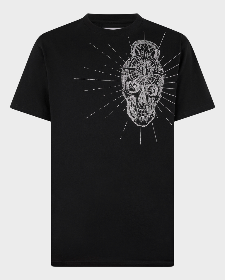 Czarny t-shirt Skull Stones
