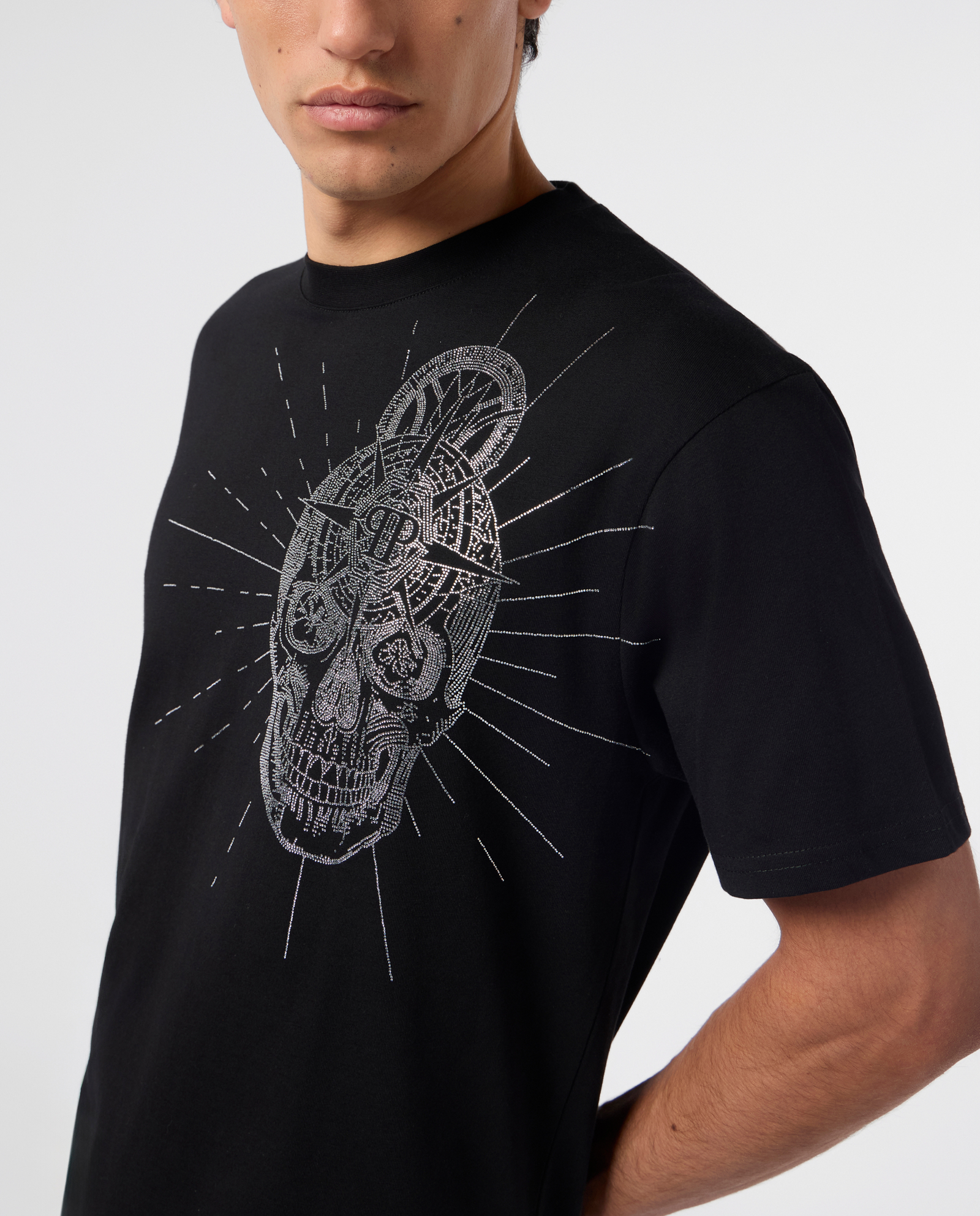 Czarny t-shirt Skull Stones - Image #4