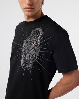Czarny t-shirt Skull Stones - Image #4