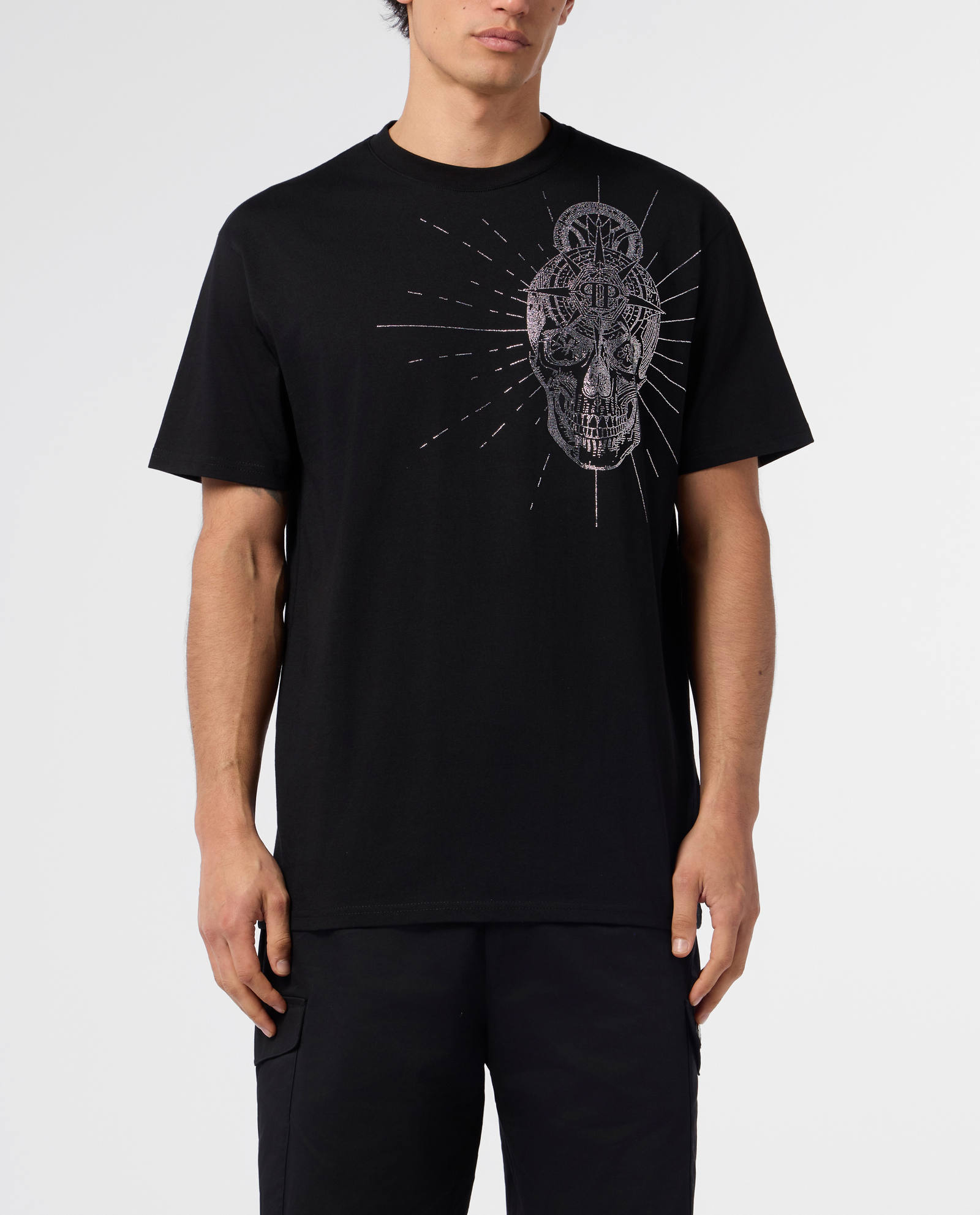 Czarny t-shirt Skull Stones - Image #1