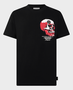 Czarny t-shirt Puffy Red Skull - Image #0