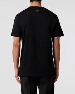 Czarny t-shirt z kryształkami Teddy Strass - Image #2