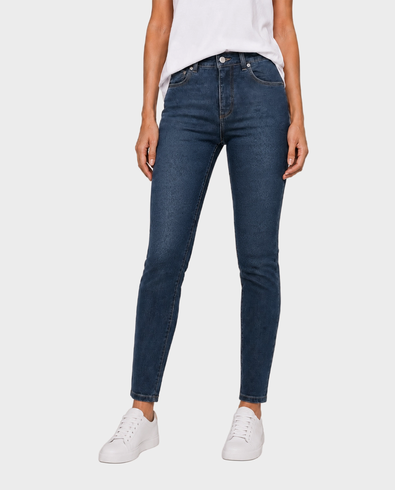 Grantowe jeansy Skinny Fit