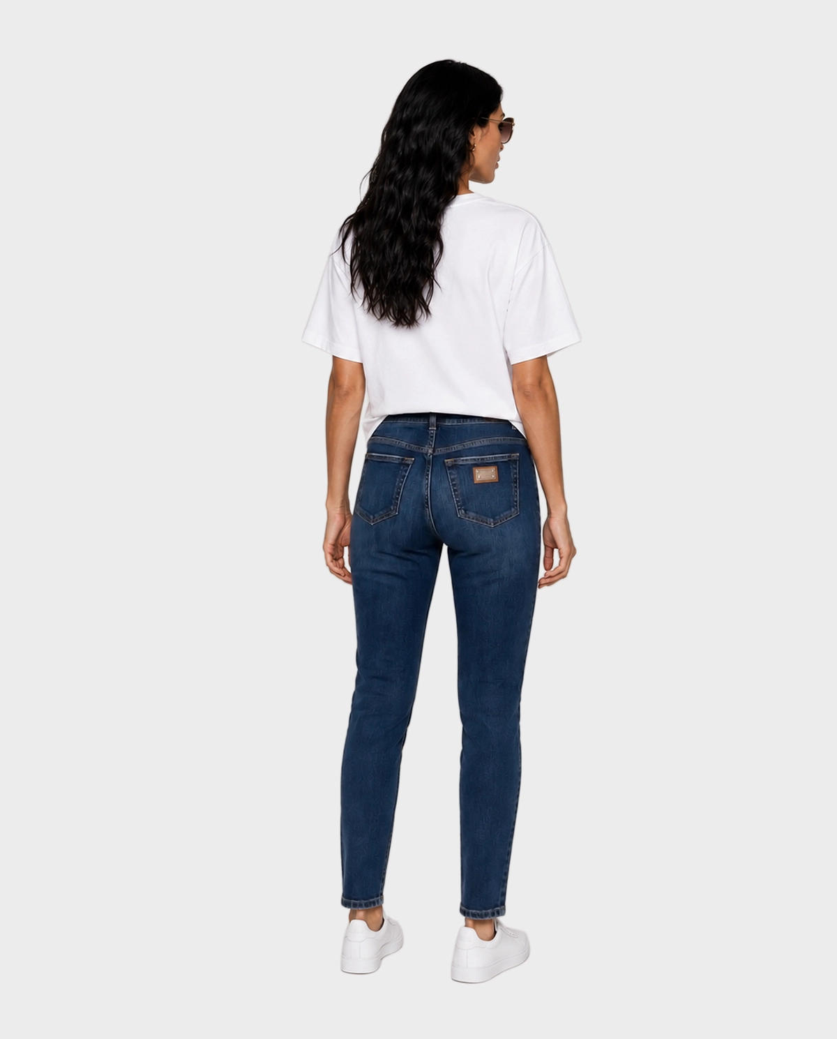 Grantowe jeansy Skinny Fit - Image #3