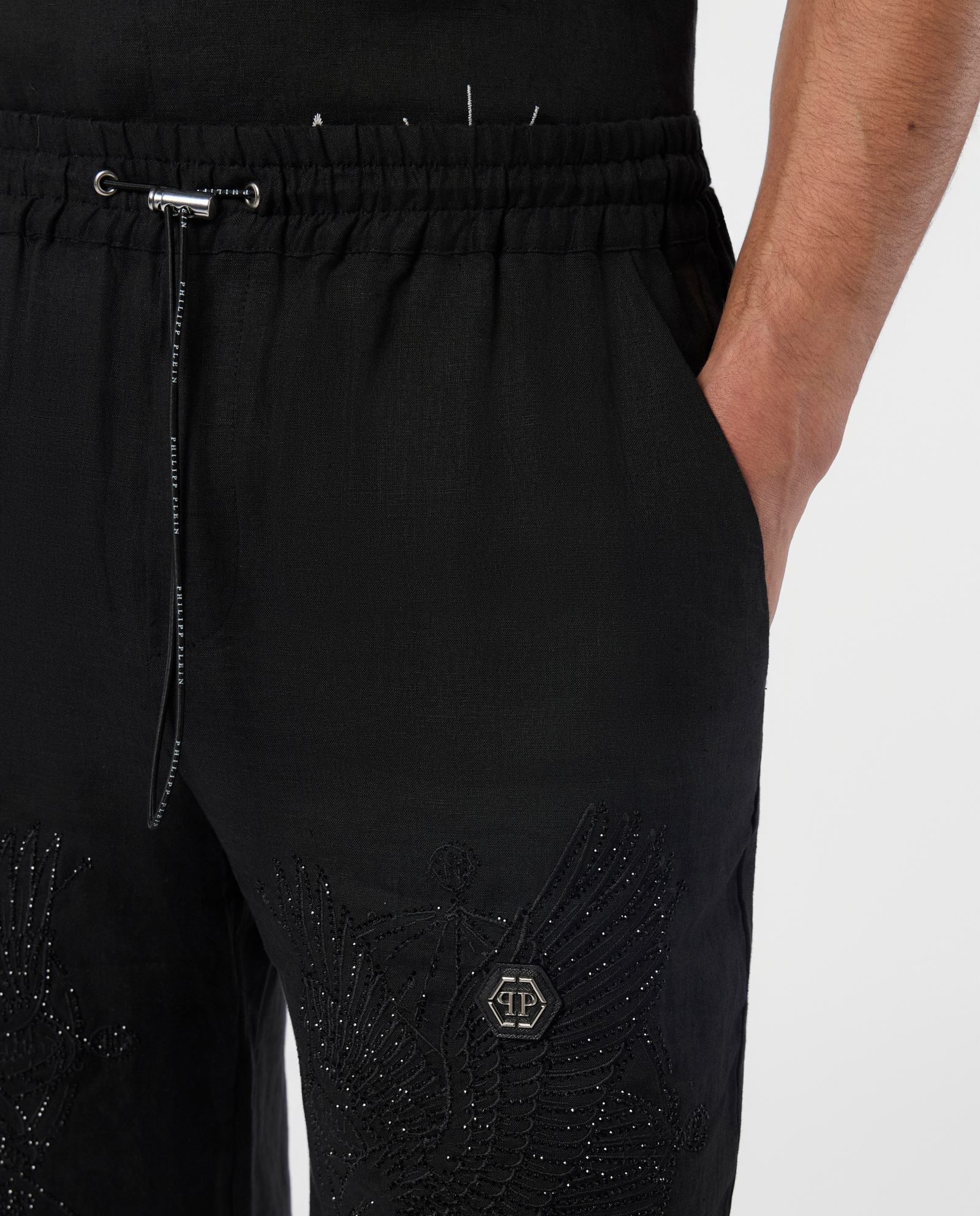 Czarne szorty Tattoo Strass - Image #4