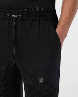 Czarne szorty Tattoo Strass - Image #4