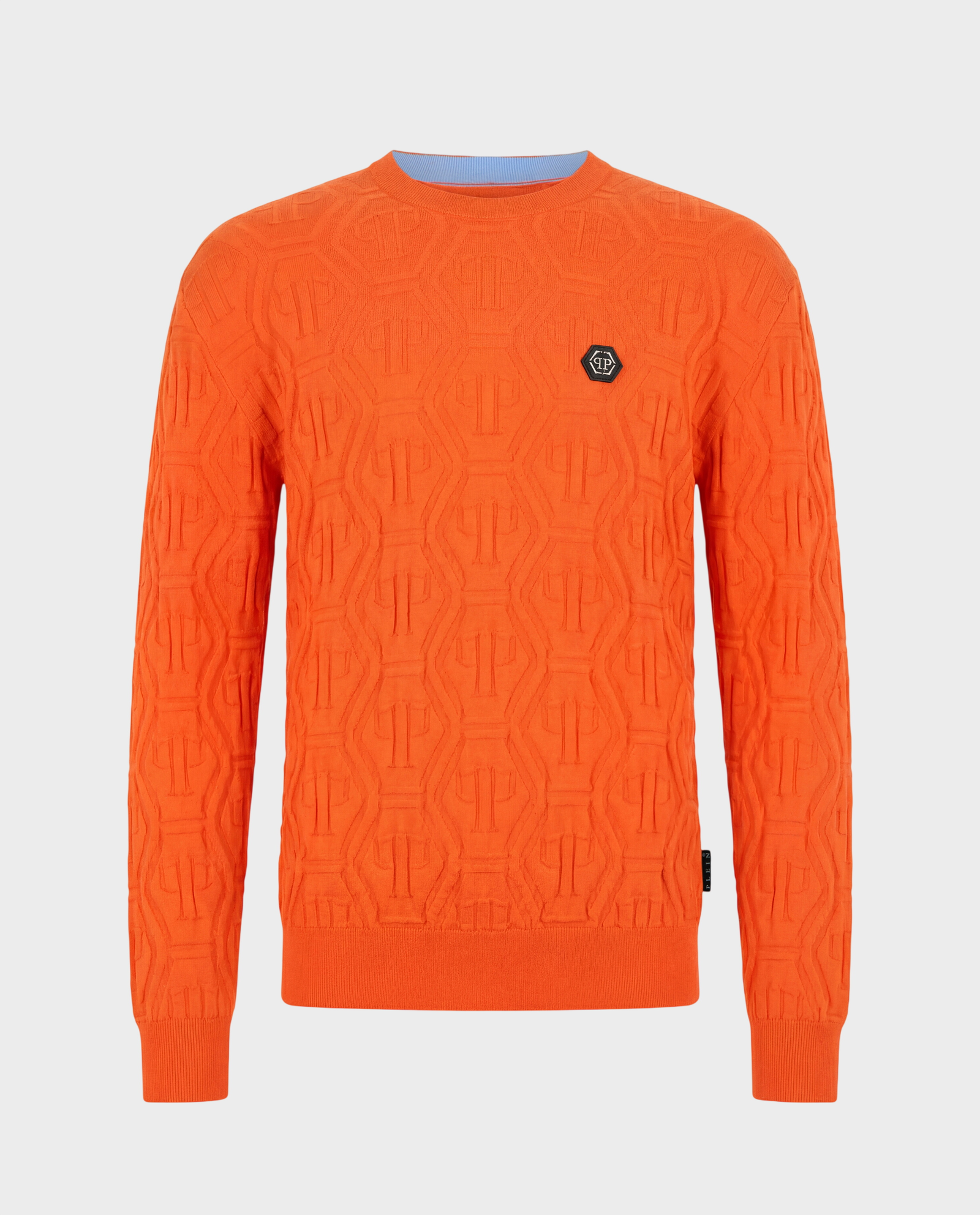 Pomarańczowy sweter z monogramem - Image #0