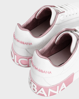 Białe sneakersy skórzane Portofino - Image #4