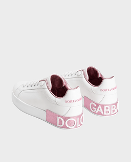 Białe sneakersy skórzane Portofino - Image #3