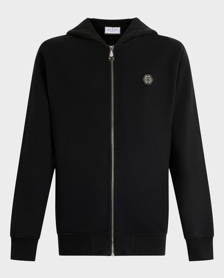 Czarna bluza z kapturem Basic