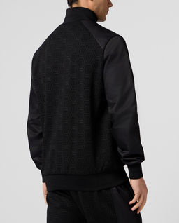 Czarna bluza w monogram - Image #2