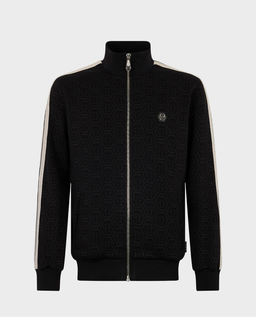 Czarna bluza z monogramem - Image #0