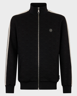 Czarna bluza z monogramem - Image #0