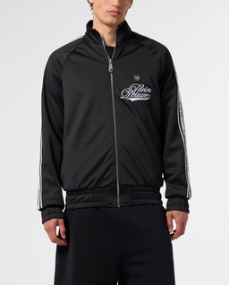 Czarna bluza dresowa Signature - Image #1