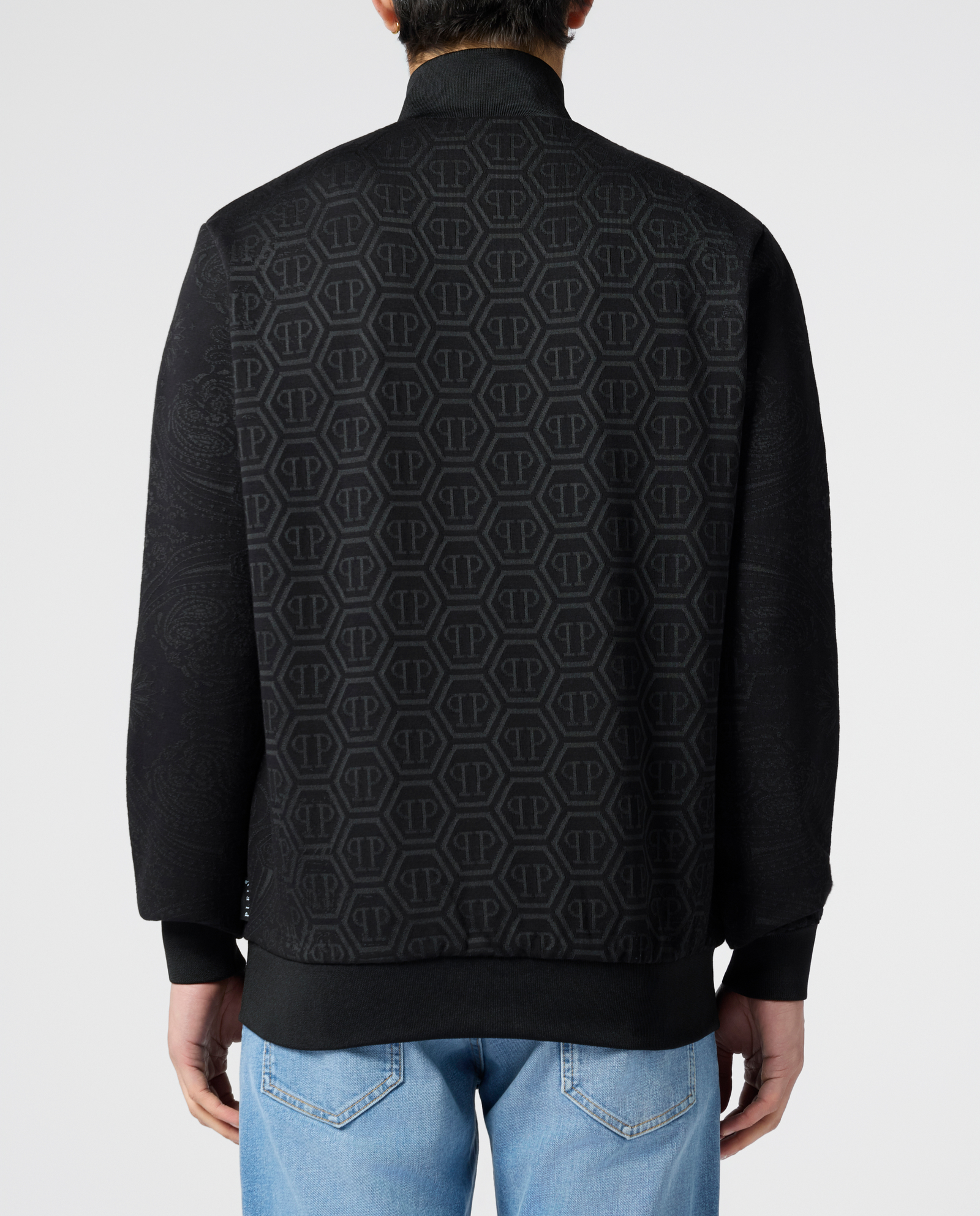 Czarna bluza z monogramem Paisley - Image #2