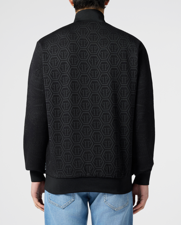 Czarna bluza z monogramem Paisley - Image #2