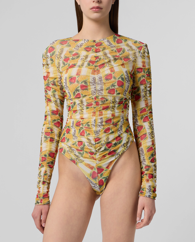 Tiulowe body z printem Gelato